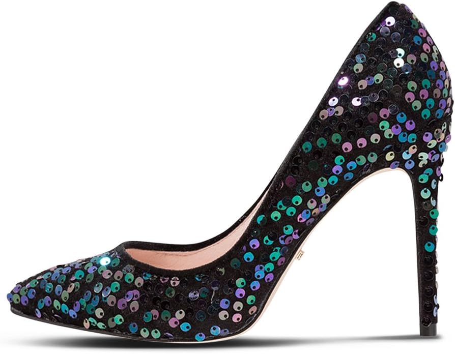 Dune All Over Sequin Alegra Stiletto Heel Court Shoes RRP £85