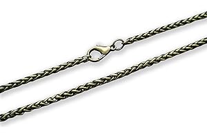 BALDUR JEWELRY Stainless Steel Bronze colored wheat Chain