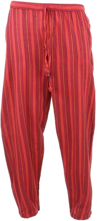 cotton striped pants