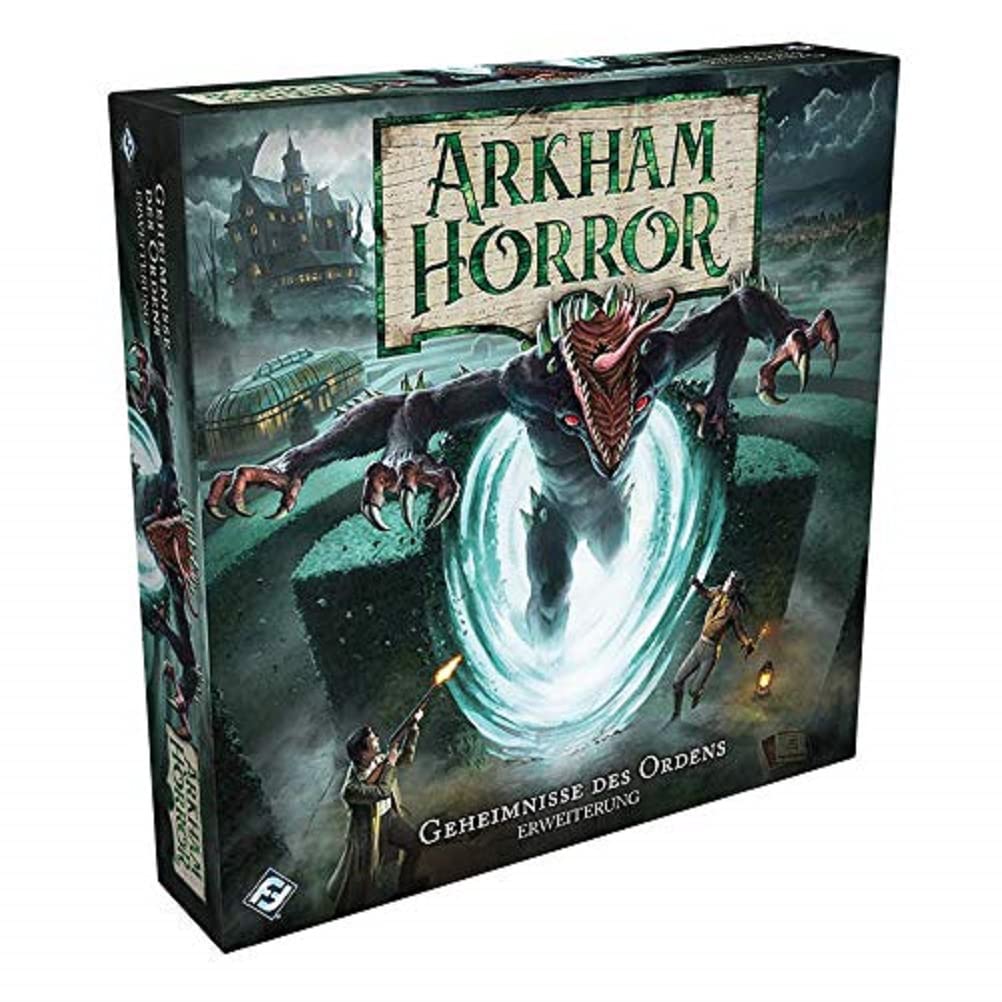 Fantasy Flight Games, Arkham Horror 3rd Edition - Secrets Order, Expansion, Expert Game, Strategy Game, 1-6 Players, Ages 14+, 120+ Minutes, German
