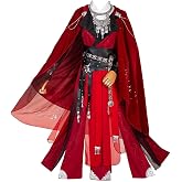 MZXDY Hua Cheng Cosplay Costume Tian Guan Ci Fu Mens Red Cloak Full Set HanFu Outfit