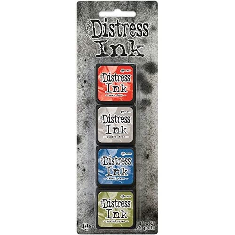 Distress Tim Holtz Mini Ink Pads Kit 4, 70 x 23 mm