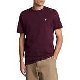 Lyle &amp; Scott Men's Plain T-Shirt Burgundy