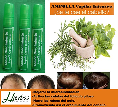 3 Ampolla Intensiva Tonico Crecimiento Para Combinar Con Shampoo Cre-c Max