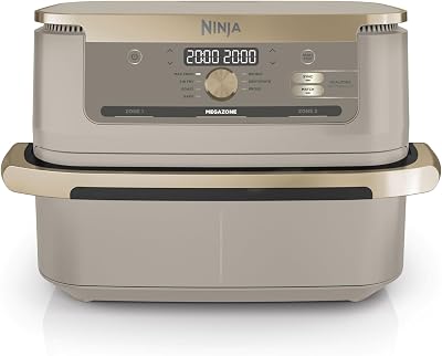 Foodi FlexDrawer Air Fryer 2 Compartiments, 10,4L, Pierre/Or
