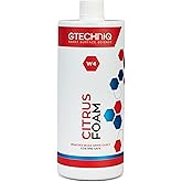 Gtechniq W4 Citrus Foam Shampoo and Degreaser for Cars 33.8 fl oz | Removes Road Grime and Enhances Shine, Non-Caustic Formula, Easy to Apply