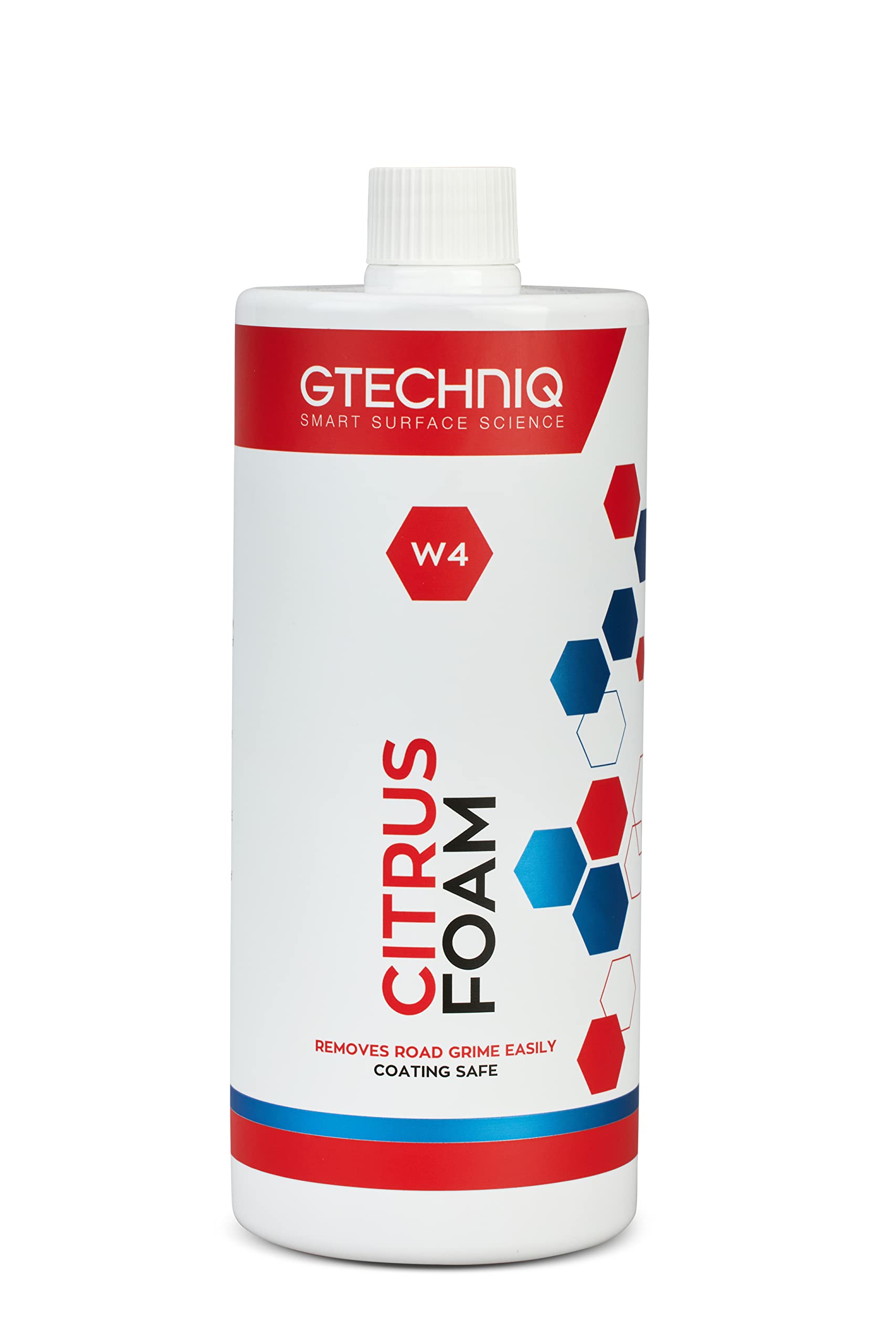 Gtechniq Auto W4 Snow Foam Car Shampoo and Degreaser For Cars, 100% Biodegradable Non-Caustic Pre-Wash Snow Foam Car Wash, 1L