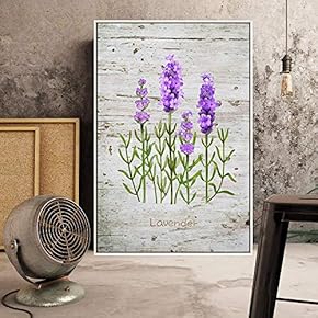 Floating Framed Canvas Wall Art for Living Room, Bedroom Plant Canvas Prints for Home Decoration Ready to Hang - 16x24 inches