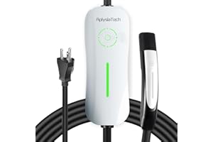 AplysiaTech Level 1 EV Charger for Tesla(Only), 15A 110V NACS Connector with 21ft Cable,Nema 5-15 Plug Home Portable Wall Charger for Model Y/3/S/X, Max 1.65KW Power Tesla Charging Station