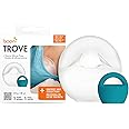 Boon Trove Silicone Manual Breast Pump - Passive Milk Collector - Hands Free Breast Pump for Nursing - Breastfeeding Essentials - 1 Count
