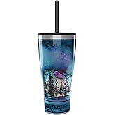 Tervis Traveler Inkreel The Heavens Triple Walled Insulated Tumbler Travel Cup Keeps Drinks Cold & Hot, 30oz - with Straw Lid, Stainless Steel
