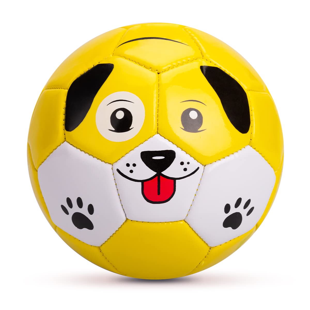 INPODAK Size 2 Football, Footballs for Toddlers 1-3, Kids Football for Age 2 3 4 5 6, Garden Ball Game, Footballs Toys Gift for Boys Girls Years Old Yellow — image 1