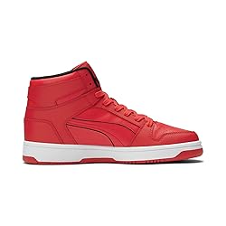 PUMA Mens Rebound Layup Sneaker, High Risk Red-High