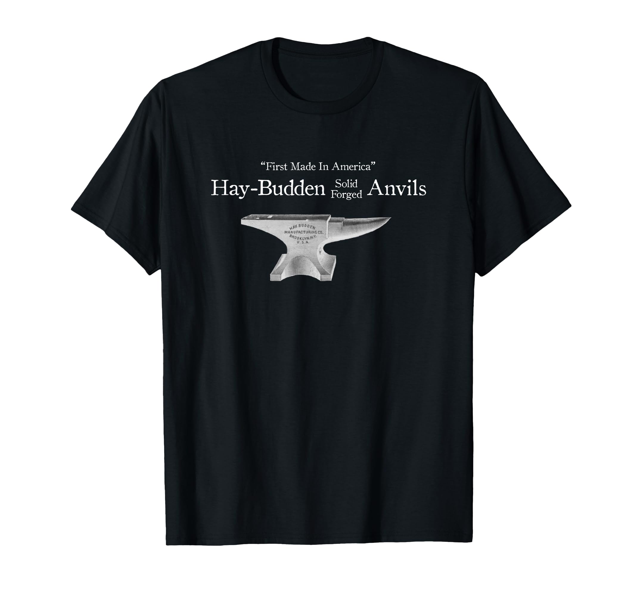 Vintage Hay-Budden Anvil Blacksmithing Ad T-Shirt