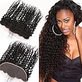 Sent Hair 13x4 Lace Frontal Closure with Baby Hair Free Part Ear to Ear Curly Wave / Straight Brazilian Virgin Human Hair Frontal Natural Color