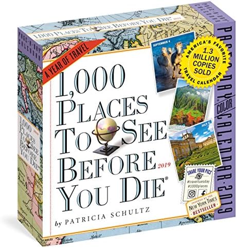 1000 Places to See Before You Die Page-A-Day Calendar 2019