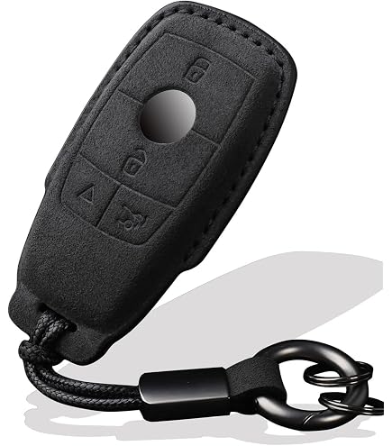 Leather Key Case Cover For Mercedes Benz Smart Remote – 3 Or 4 Button – C E S G Class