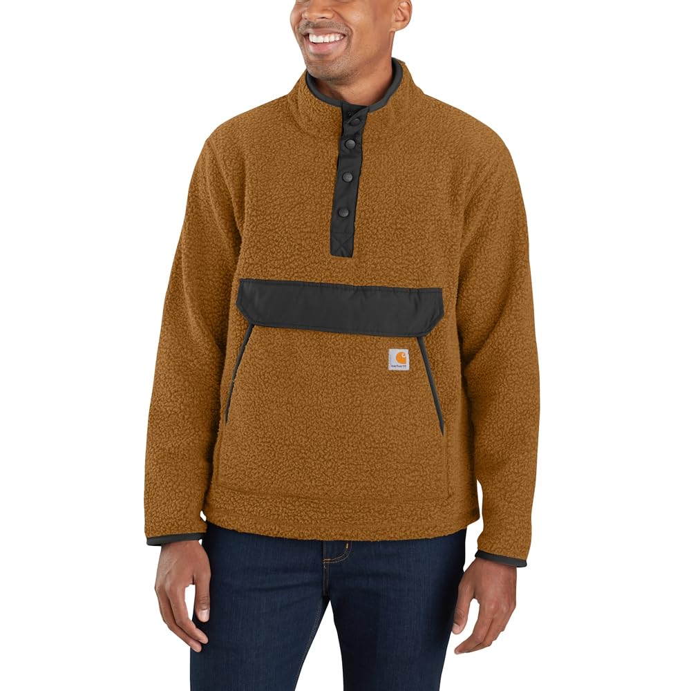 Carhartt Jersey de forro polar de ajuste relajado Carhartt Marrón