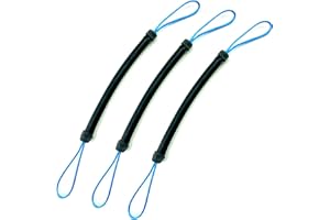SPEARFISHING WORLD 3/8" Bungee/Shock Cord for Speargun Muzzle Shooting Line - Two Loops of 1000 lb Dyneema Line