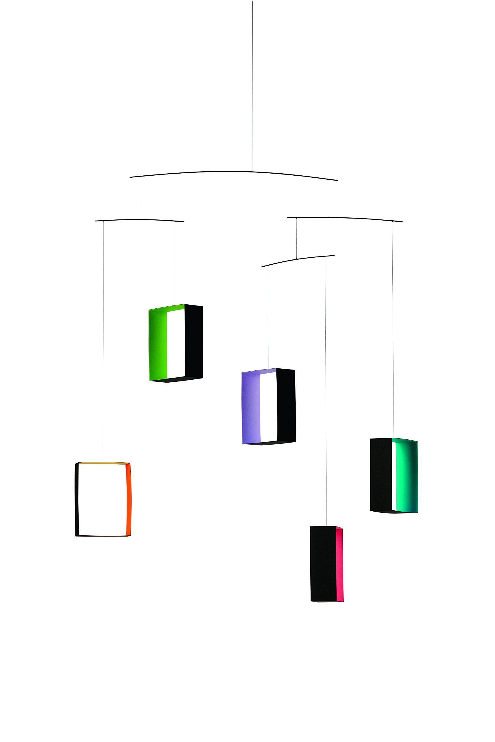 Flensted Mobiles Mobile, Steel, Black/Multicoloured, 60x45 cm