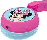 Lexibook Minnie 2-in-1 Bluetooth Kids Headphones Pink Blue HPBT010MN view 2