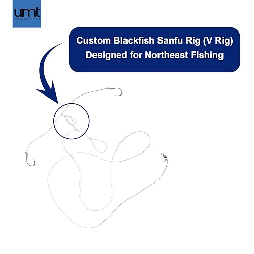 Uncle Mo's Tackle 10 Pack Blackfish Tautog Snafu Rig for