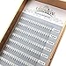 LASHVIEW Natural Long eyelash clusters lash clusters Rapid Cluster Lashes Pro Granting 0.07mm C Curl 3D Volume Eyelash extensions mix knot free lashes cluster Pre-fanned Volume Eyelash c curl