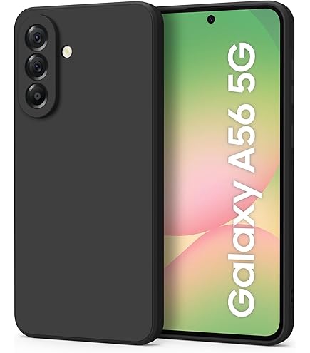 Amazon.com: WOGROO for Samsung Galaxy A56 5G Case Black, Scratch