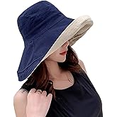 FaroDor Women's Reversible Bucket Hat UV Protection Packable Travel Cap Wide Brim Sun Hats