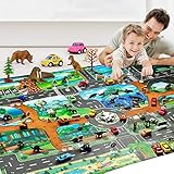 FANEO Kids Map Taffic Animal Play Mat Baby Road Carpet Home Decor Educational Toy Baby Gyms & Playmats