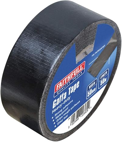 Faithfull Gaffa Tape 50mm x 50m Black