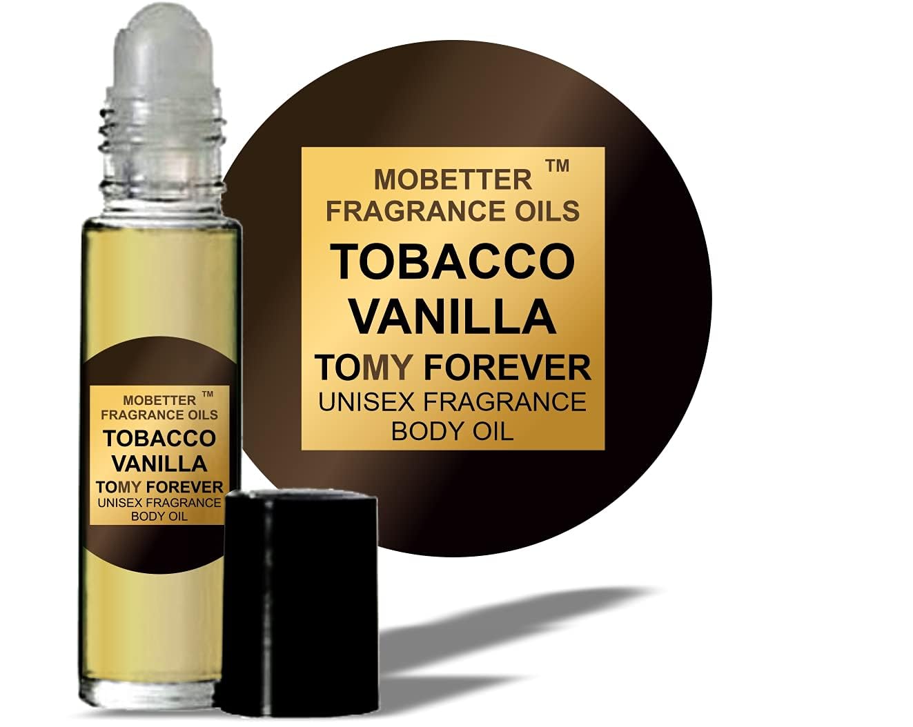 Tobacco Vanilla Unisex Body Oil (10ml Roll On), for