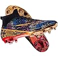 HESBITEUL Soccer Cleats Outdoor for Boys Training: High Top Football Cleats for Firm Ground