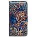 Bcov Case for iPhone 6s/iPhone 6, Bcov Gorgeous Colours Circle Card Slot Wallet Leather Cover Case for iPhone 6 6S