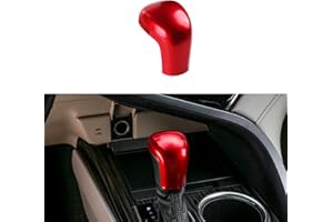 CKE Compatible with Toyota Camry 2026 2025 2024 2023 2022 2021 2020 2019 2018 for Corolla Cross Avalon Accessories Car Gear Shift Knob Cover Trim Protector Cap -Red