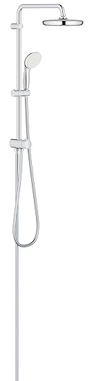 GROHE Tempesta System 210 Flex | Brause- und Duschsysteme - Duschsystem | mit Umstellung für die Wandmontage, Chrom | 2638100