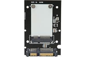 S105 MSATA to Adapter, 6Gbps High Speed SSD Adapter Card, Hard Drive Converter Card for mSATA 26.8/50.95mm SSD