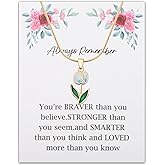 BNQL Tulip Flower Necklace - Unisex Adults Botanical Love Necklace with Tulip Pendant