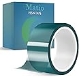Matio Resin Tape for Epoxy Resin Molding, Upgrade Adhesive Epoxy Tape 2IN W x 108FT L High Temperature Resistance Easy Peel Release Tape for DIY Jewelry,River Table,Hollow Frame Bezel