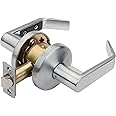 Dynasty Hardware Austin Medium Duty Commercial Passage Door Lock, Satin Chrome (Passage)