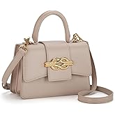 Milan Chiva Small Top Handle Purses for Women Mini Satchel Crossbody Bag Elegant Square Bag