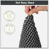 Emma Barclay Noodle Soft Touch Non-Slip Bathroom Rug Black 40x60cm view 4