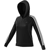 adidas Womens Athletics Essential Cotton Fleece 3 Stripe Pullover Hoody