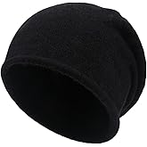 Cashmere Slouchy Knit Beanie Hat for Women Men Winter Soft Warm Ski Wool Knitted Skull Beanies Cap
