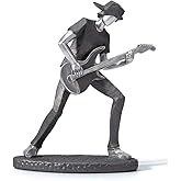 HAUCOZE Music Decor Statue Musician Figurine Piano Sculpture Gifts Home Arts Polyresin 9.5inch