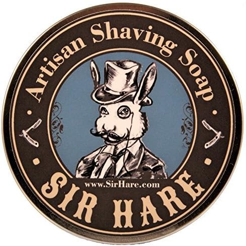 Old Fashioned Shaving Soap for Men By Sir Hare - Barbershop Fragrance - Tallow Shave Soap That Smells Great and Provides a Smooth Shave by Sir Hare