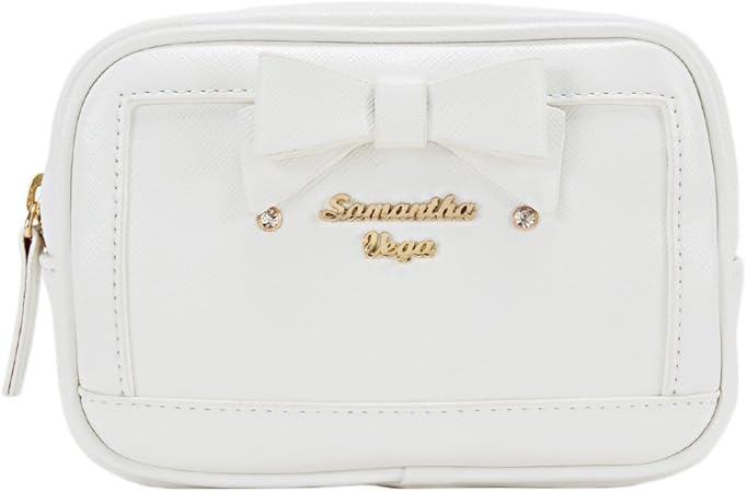 Amazon サマンサベガ Samanthavega ポーチ レディース コスメポーチ 化粧ポーチ リボンモチーフ付きポーチ 271 ホワイト 並行輸入品 サマンサベガ 化粧ポーチ 通販