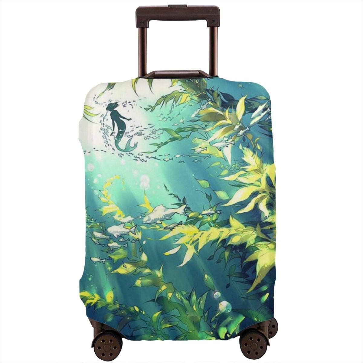 mermaid suitcase cover