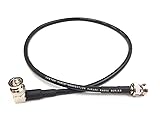 2 Foot HD-SDI RG59 BNC to Right Angle BNC 3GHZ