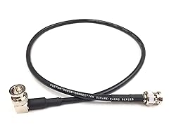 2 Foot HD-SDI RG59 BNC to Right Angle BNC 3GHZ